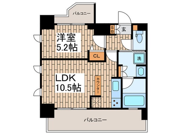 XEBEC平和島の物件間取画像